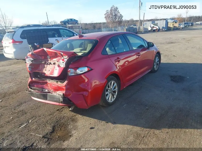JTDVPRAE9LJ090053 2020 Toyota Corolla Le