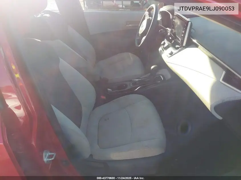 JTDVPRAE9LJ090053 2020 Toyota Corolla Le