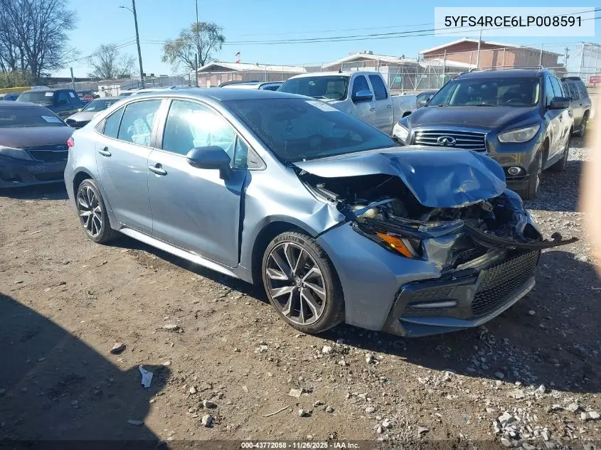5YFS4RCE6LP008591 2020 Toyota Corolla Se