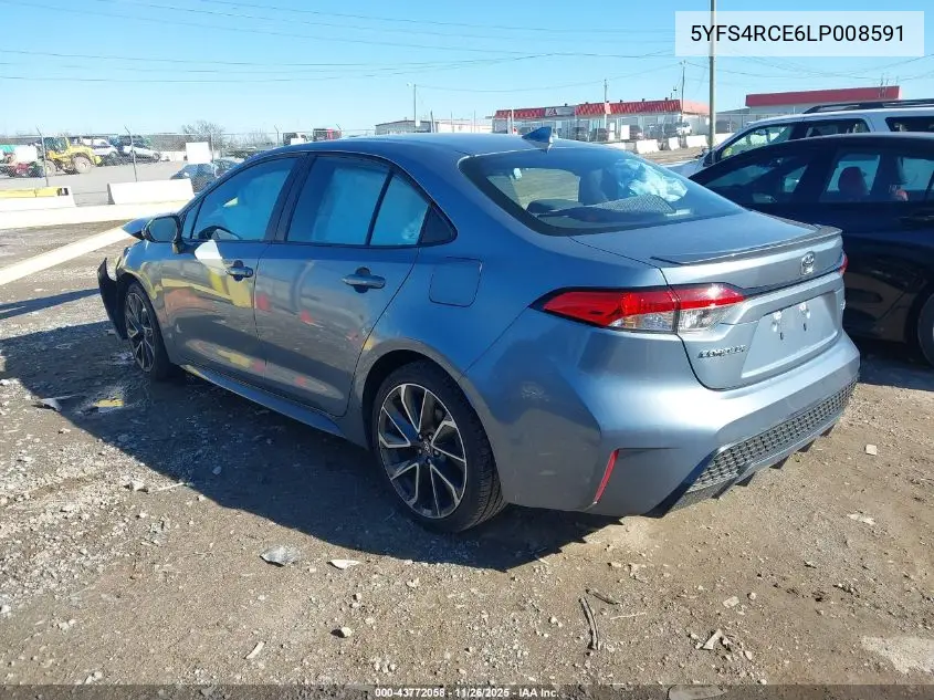 5YFS4RCE6LP008591 2020 Toyota Corolla Se