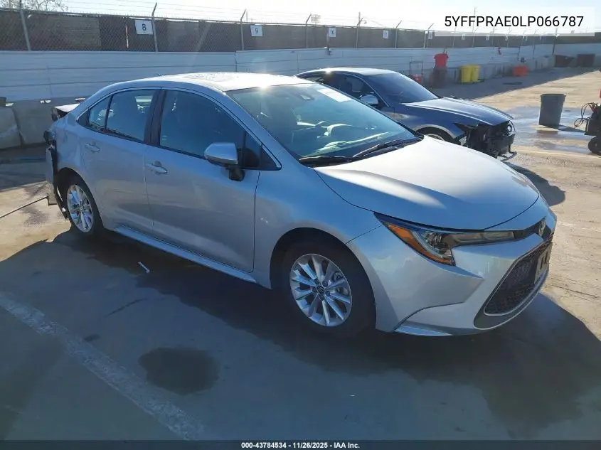 5YFFPRAE0LP066787 2020 Toyota Corolla Xle