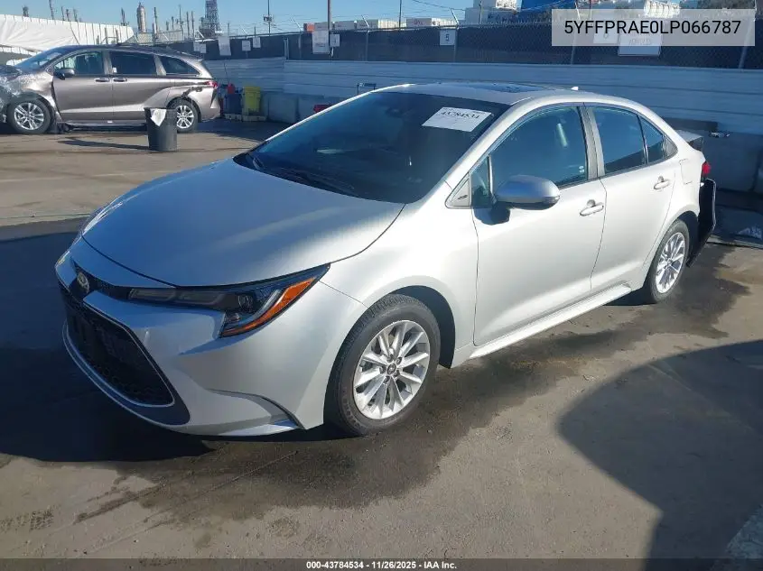 5YFFPRAE0LP066787 2020 Toyota Corolla Xle