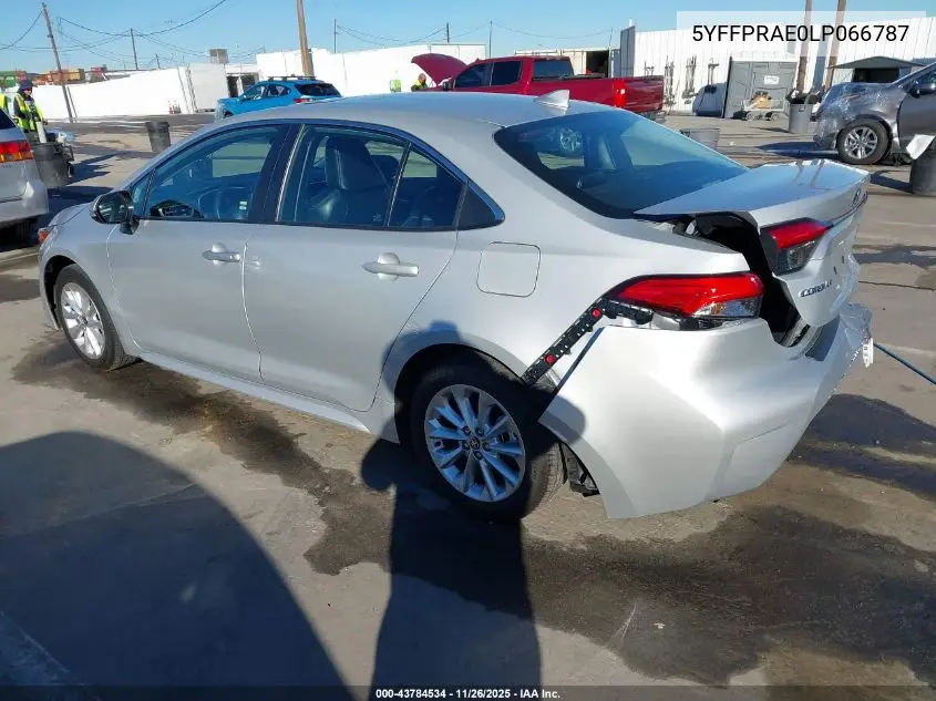 5YFFPRAE0LP066787 2020 Toyota Corolla Xle