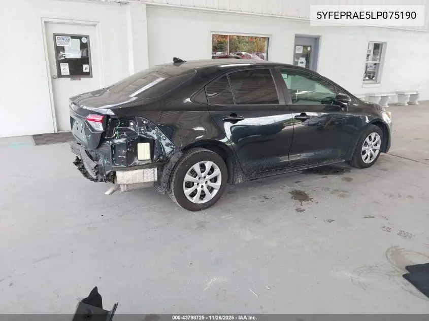 5YFEPRAE5LP075190 2020 Toyota Corolla Le