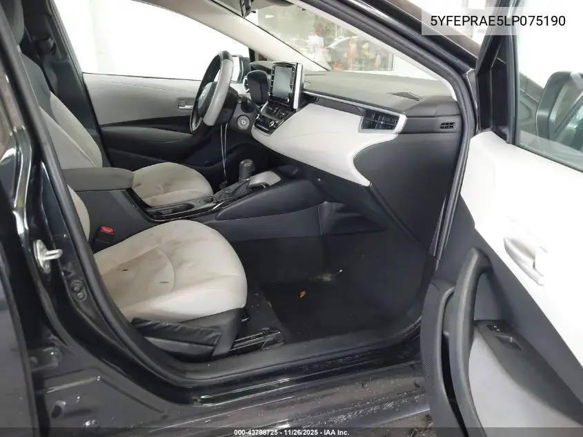 5YFEPRAE5LP075190 2020 Toyota Corolla Le
