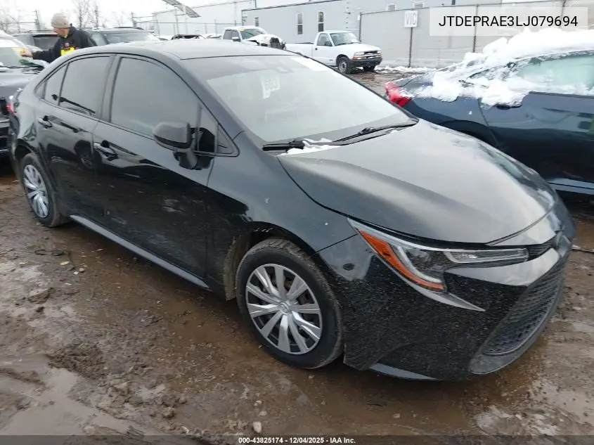 JTDEPRAE3LJ079694 2020 Toyota Corolla Le