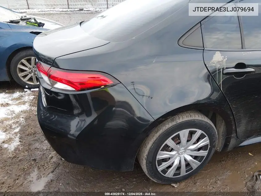 JTDEPRAE3LJ079694 2020 Toyota Corolla Le