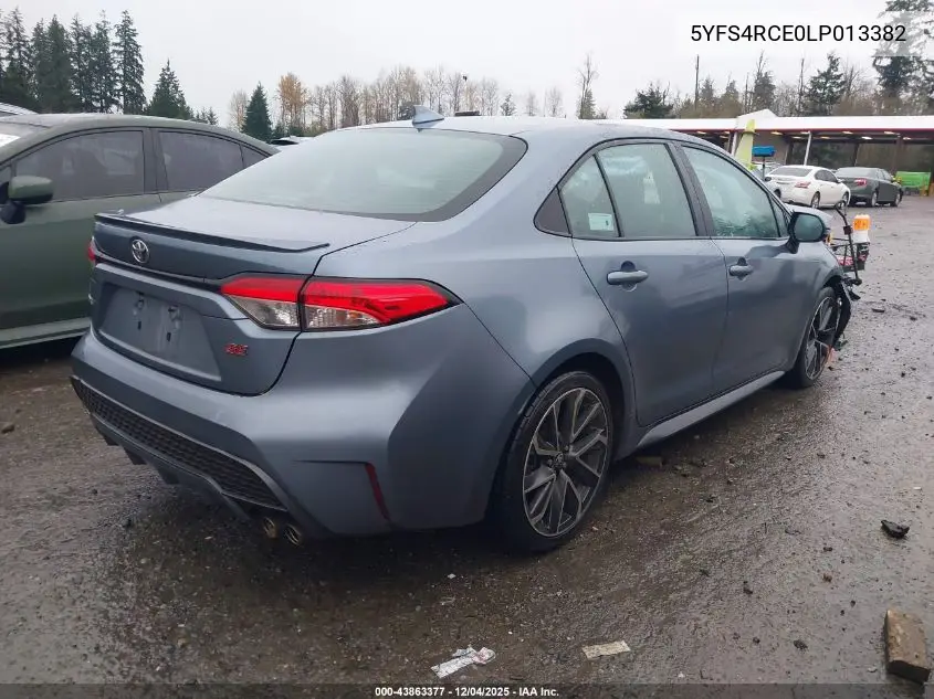 5YFS4RCE0LP013382 2020 Toyota Corolla Se