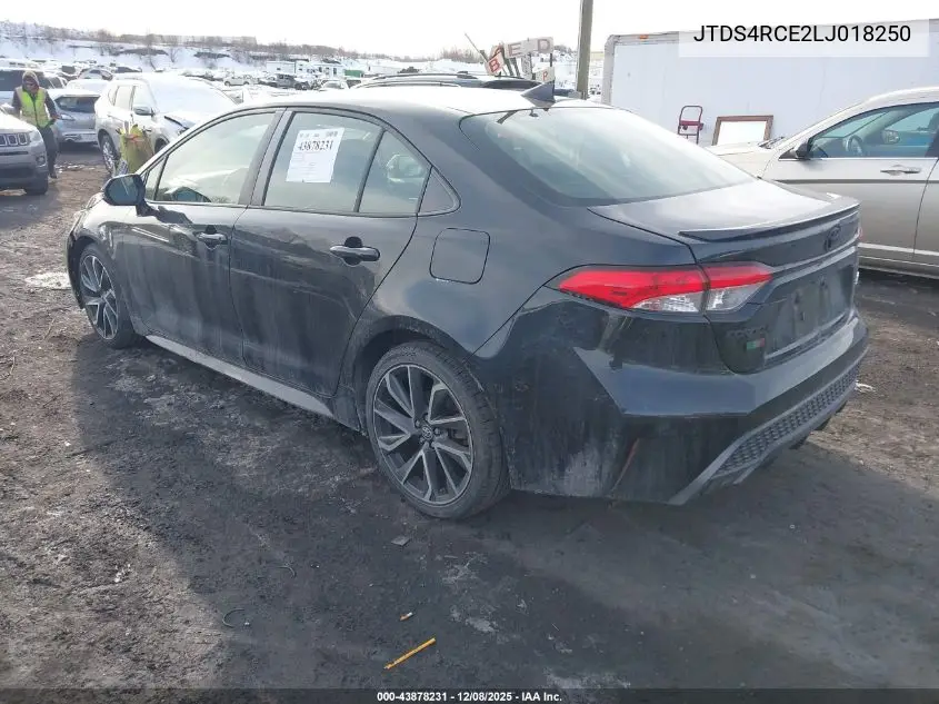 JTDS4RCE2LJ018250 2020 Toyota Corolla Se