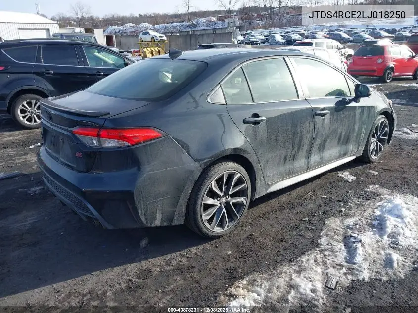 JTDS4RCE2LJ018250 2020 Toyota Corolla Se