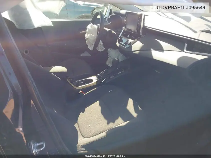 JTDVPRAE1LJ095649 2020 Toyota Corolla Le