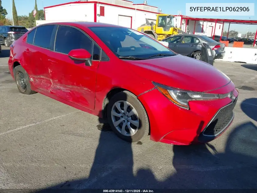 5YFEPRAE1LP062906 2020 Toyota Corolla Le