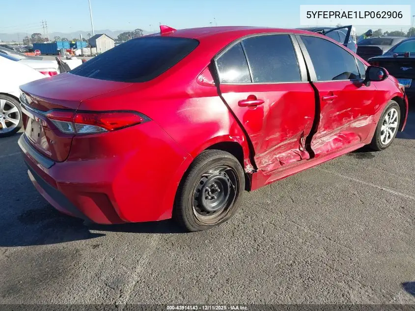 5YFEPRAE1LP062906 2020 Toyota Corolla Le