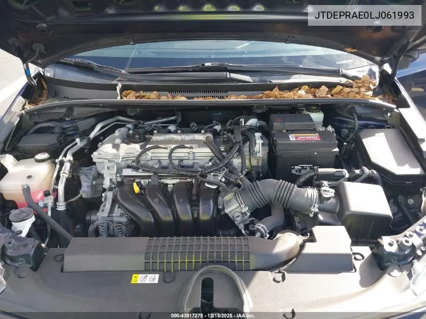 JTDEPRAE0LJ061993 2020 Toyota Corolla Le