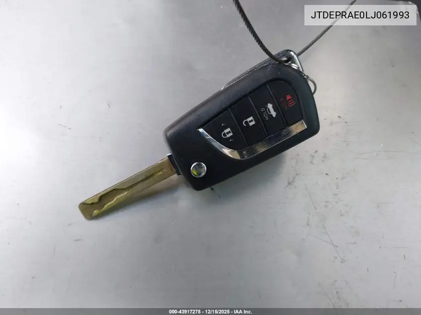 JTDEPRAE0LJ061993 2020 Toyota Corolla Le