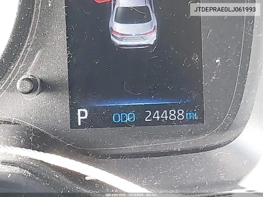 JTDEPRAE0LJ061993 2020 Toyota Corolla Le