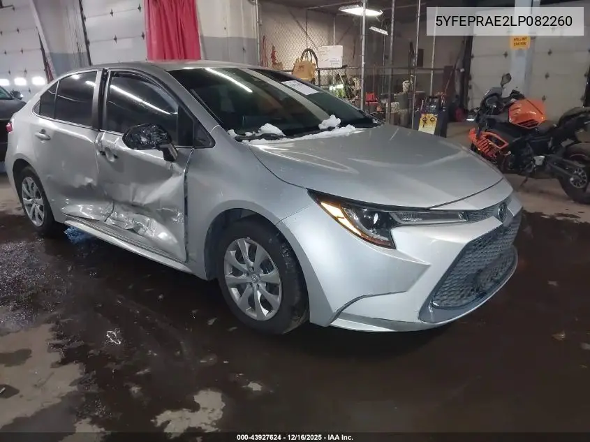 5YFEPRAE2LP082260 2020 Toyota Corolla Le