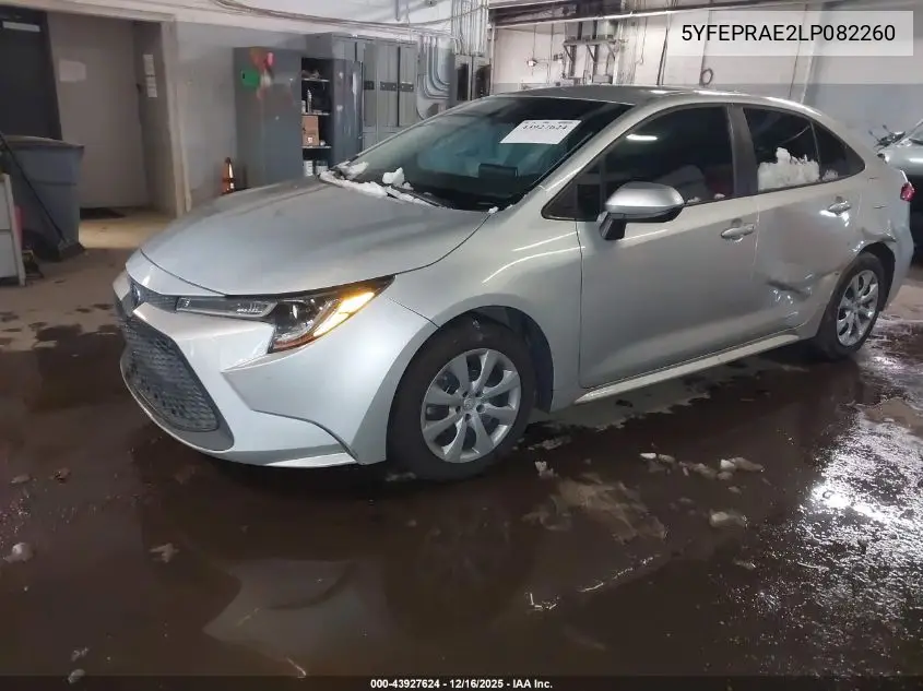 5YFEPRAE2LP082260 2020 Toyota Corolla Le