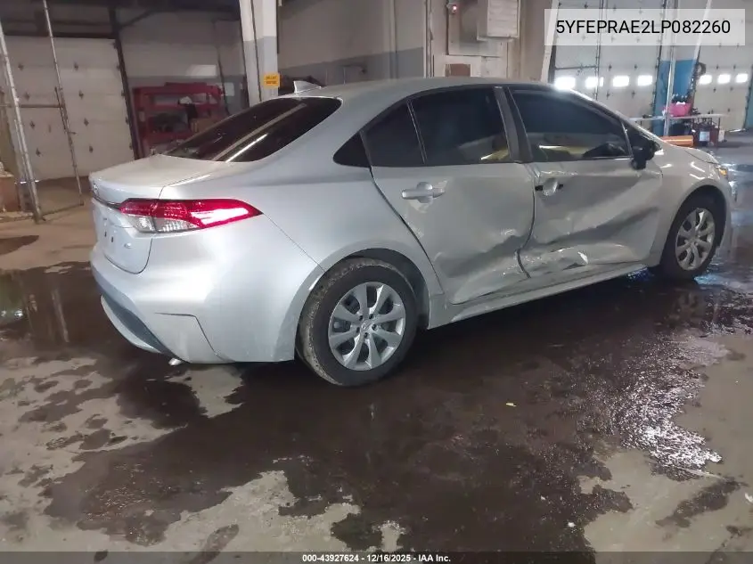5YFEPRAE2LP082260 2020 Toyota Corolla Le