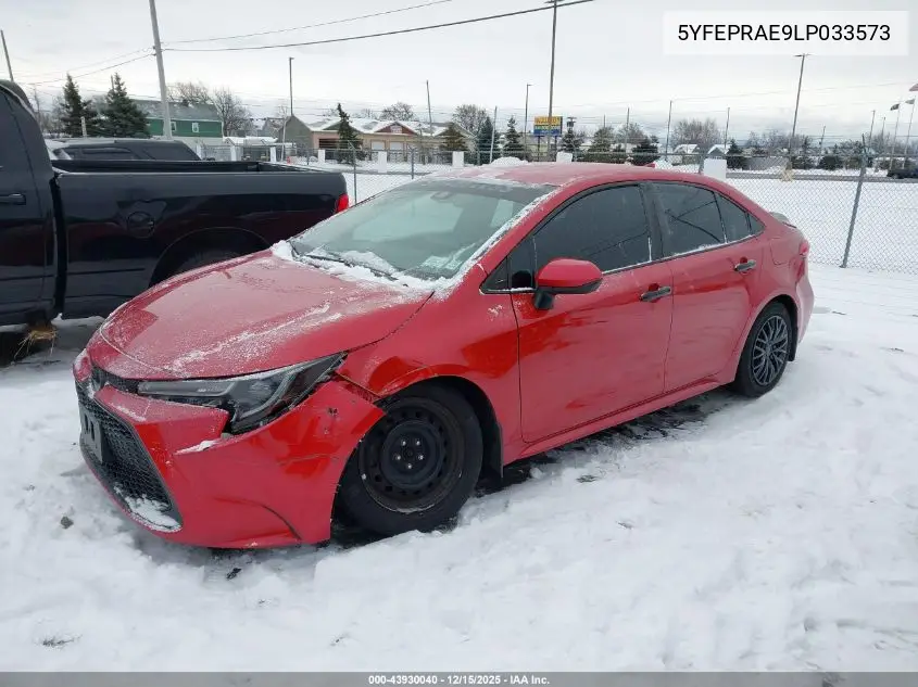 5YFEPRAE9LP033573 2020 Toyota Corolla Le