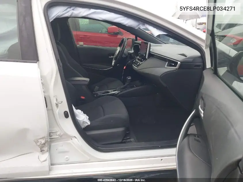 5YFS4RCE8LP034271 2020 Toyota Corolla Se Nightshade Edition