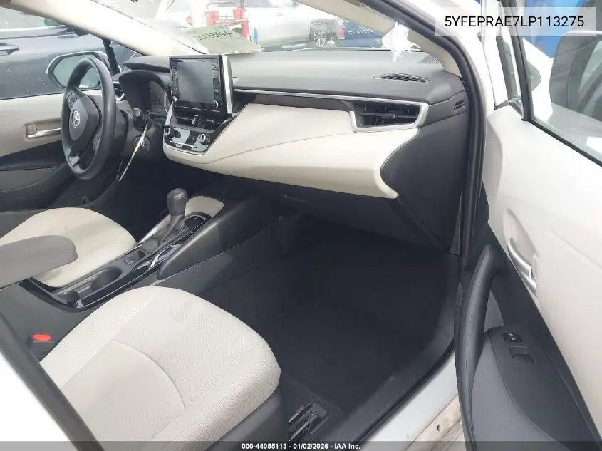 5YFEPRAE7LP113275 2020 Toyota Corolla Le