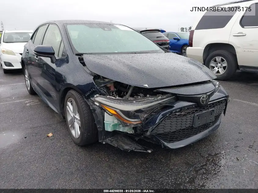 JTND4RBEXL3075175 2020 Toyota Corolla Se