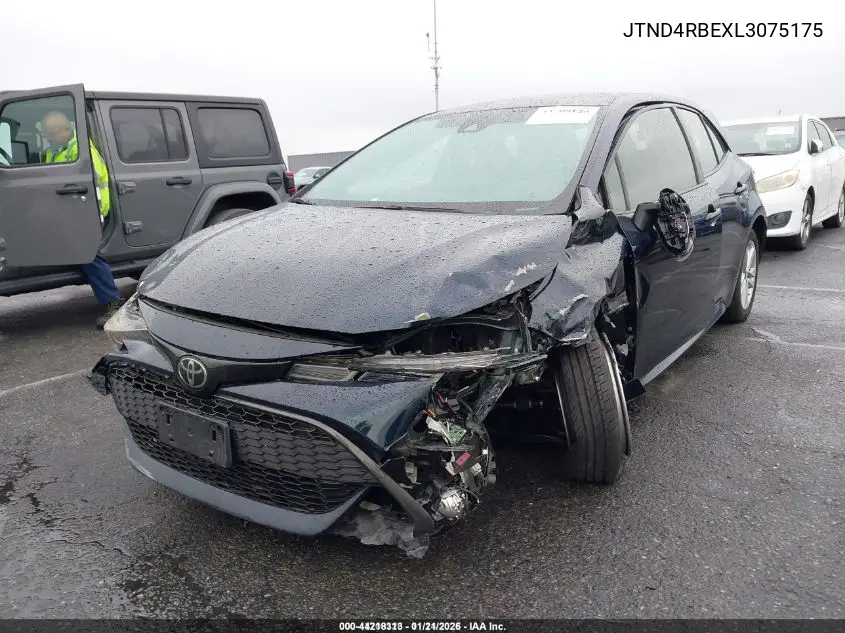JTND4RBEXL3075175 2020 Toyota Corolla Se