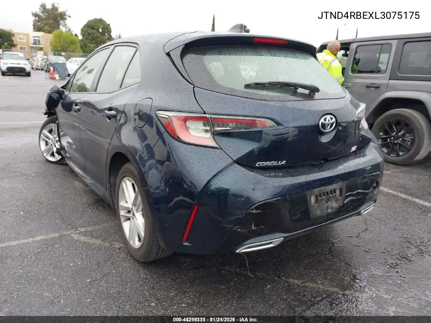 JTND4RBEXL3075175 2020 Toyota Corolla Se