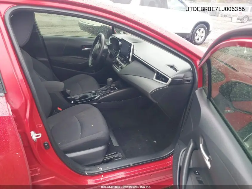 JTDEBRBE7LJ006356 2020 Toyota Corolla Hybrid Le