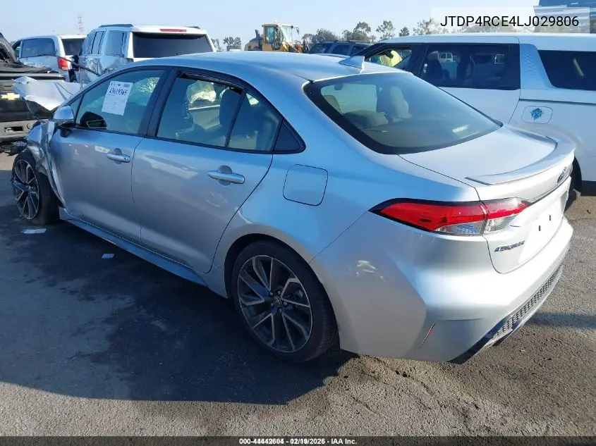 JTDP4RCE4LJ029806 2020 Toyota Corolla Se