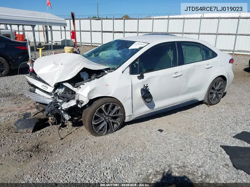 JTDS4RCE7LJ019023 2020 Toyota Corolla Se
