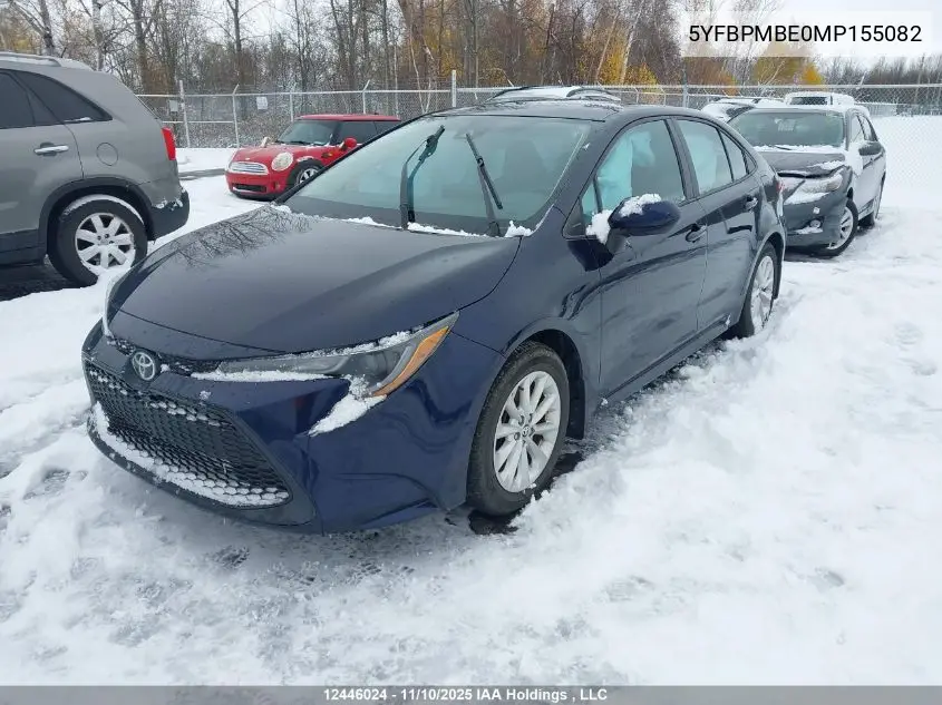 5YFBPMBE0MP155082 2021 Toyota Corolla