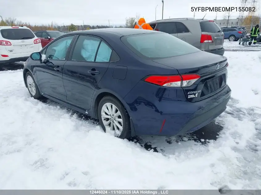 5YFBPMBE0MP155082 2021 Toyota Corolla
