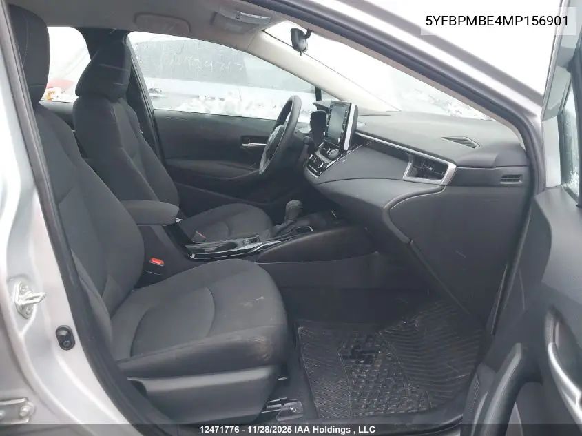 5YFBPMBE4MP156901 2021 Toyota Corolla