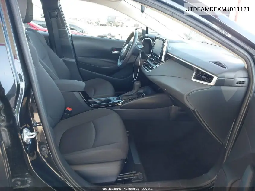 JTDEAMDEXMJ011121 2021 Toyota Corolla Hybrid Le