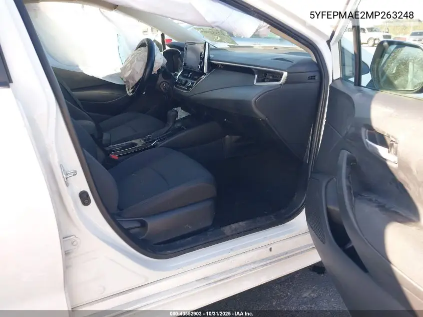5YFEPMAE2MP263248 2021 Toyota Corolla Le