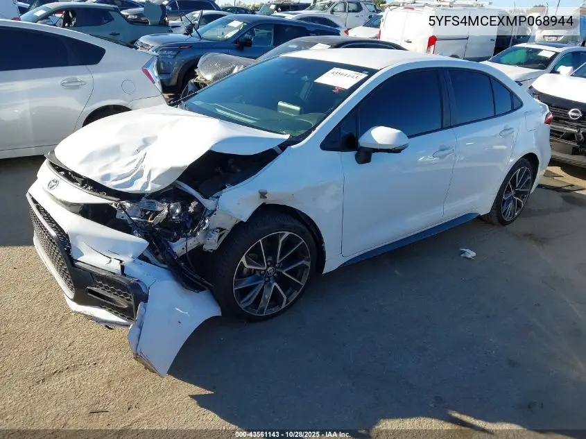 5YFS4MCEXMP068944 2021 Toyota Corolla Se