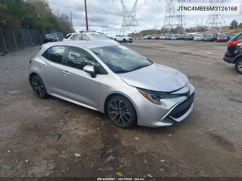 JTNC4MBE6M3126168 2021 Toyota Corolla Xse