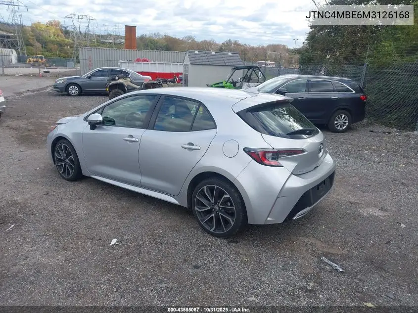 JTNC4MBE6M3126168 2021 Toyota Corolla Xse