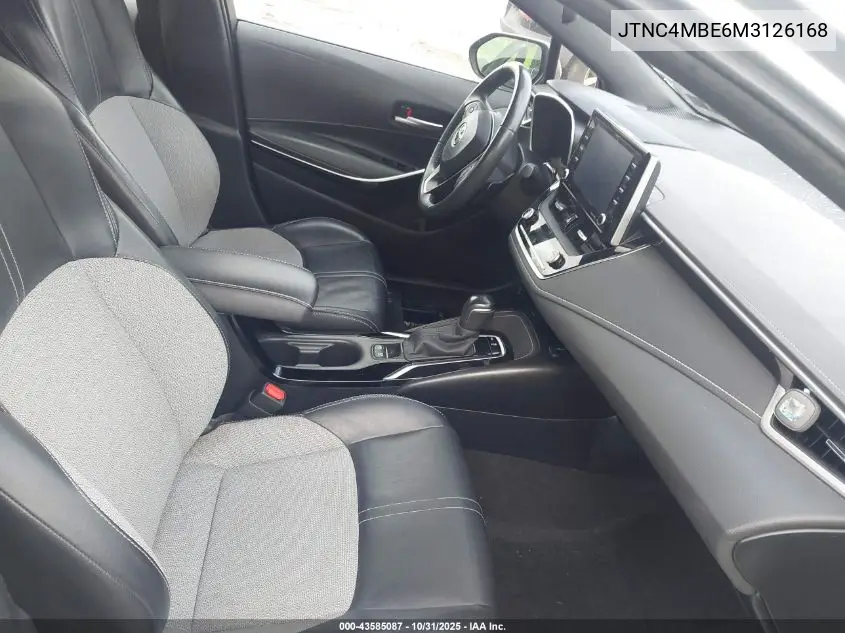 JTNC4MBE6M3126168 2021 Toyota Corolla Xse