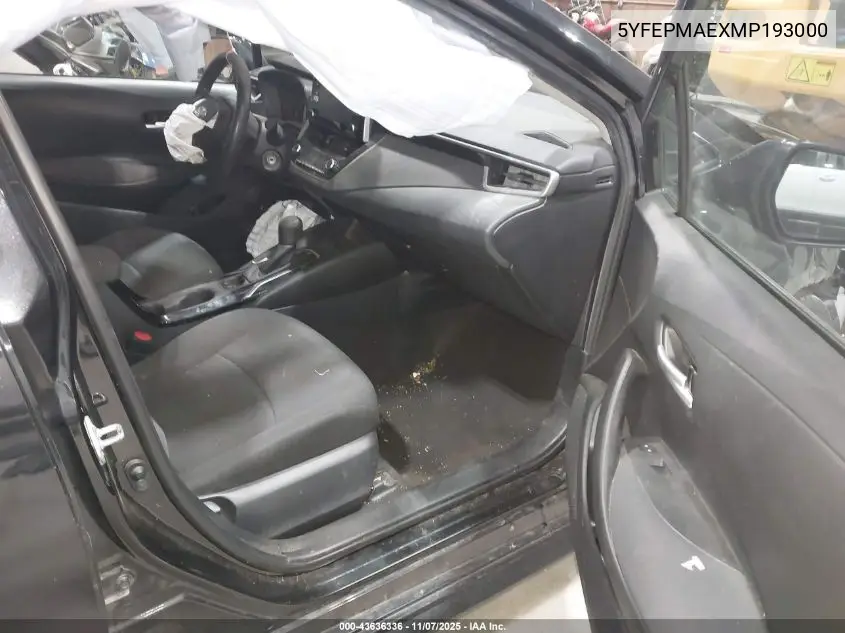 5YFEPMAEXMP193000 2021 Toyota Corolla Le