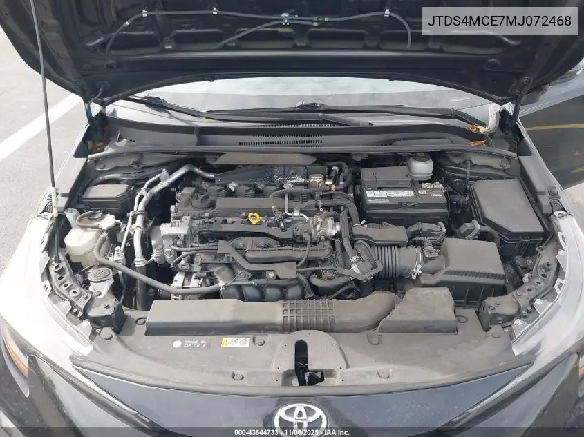 JTDS4MCE7MJ072468 2021 Toyota Corolla Se