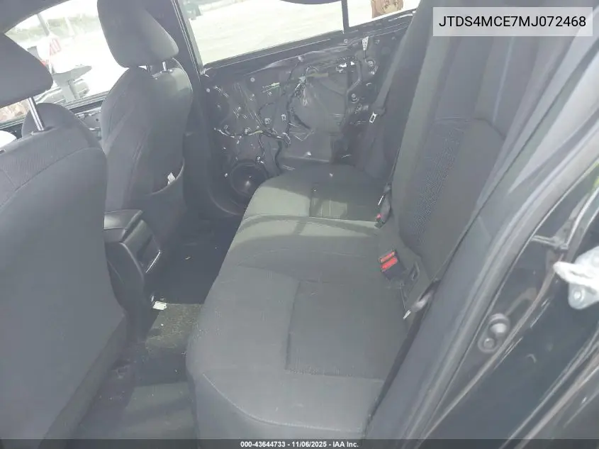 JTDS4MCE7MJ072468 2021 Toyota Corolla Se