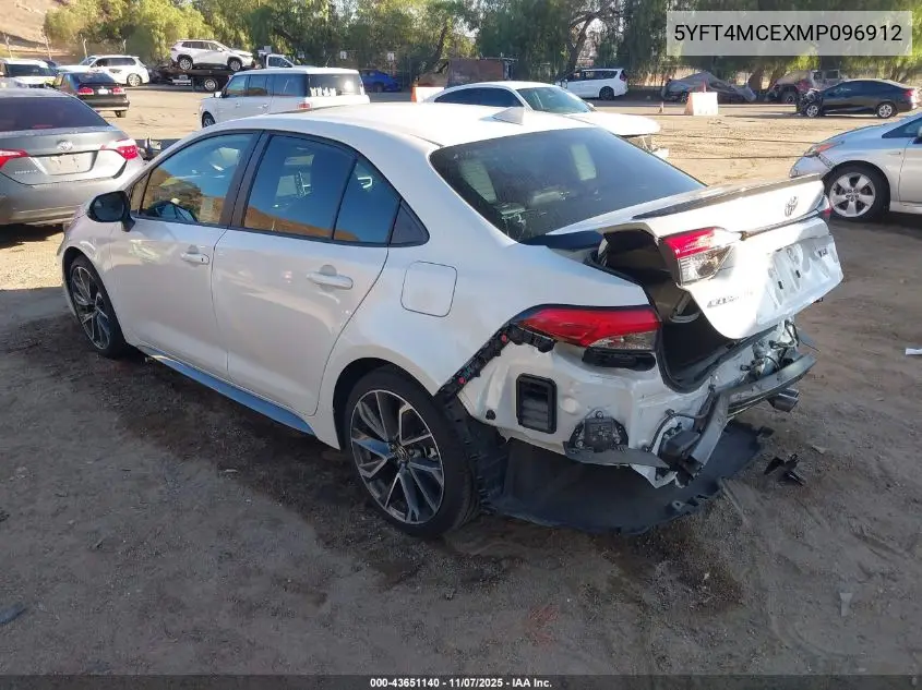 5YFT4MCEXMP096912 2021 Toyota Corolla Xse