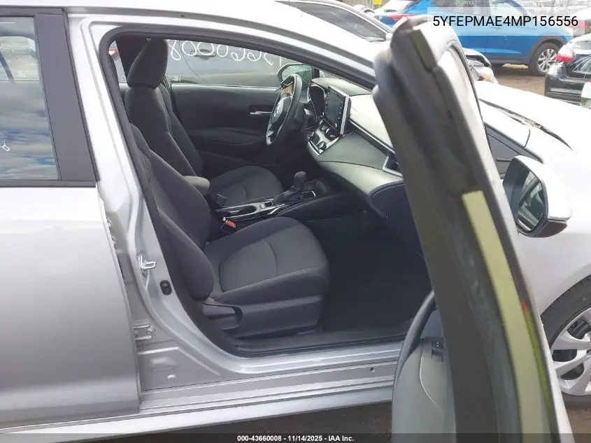 5YFEPMAE4MP156556 2021 Toyota Corolla Le