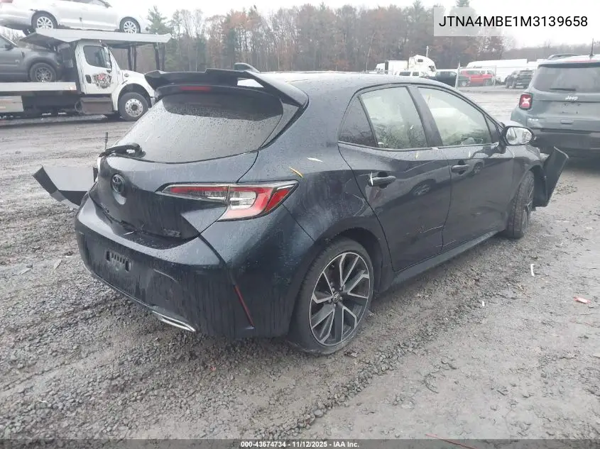 JTNA4MBE1M3139658 2021 Toyota Corolla Xse