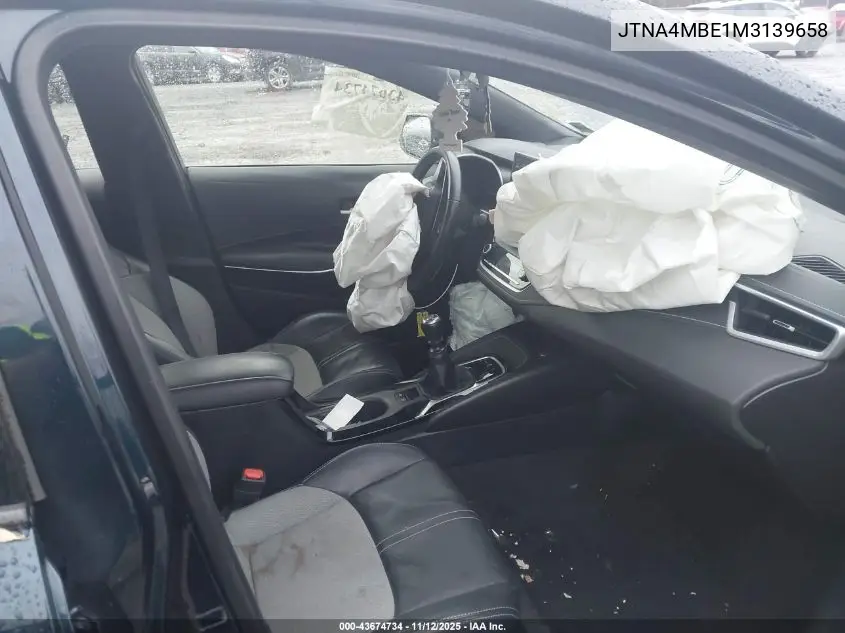 JTNA4MBE1M3139658 2021 Toyota Corolla Xse