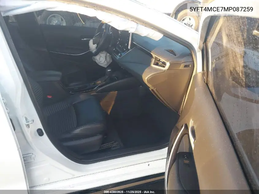 5YFT4MCE7MP087259 2021 Toyota Corolla Xse Apex Edition
