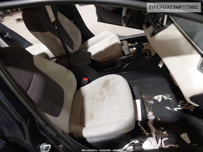 5YFEPMAE3MP173882 2021 Toyota Corolla Le